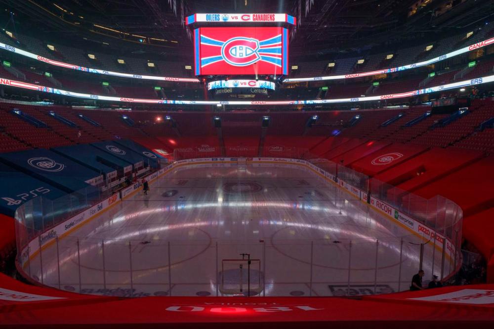 Paul Chiasson - THE CANADIAN PRESS file photo
Bell Centre in Montreal will be the first large-scale sports venue in Canada to host fans this season. The province will be allowing up to 2,500 people attend Game 6 of the playoffs between the Leafs and Canadiens.