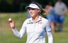 Noah K. Murray - AP
Brooke Henderson of Canada, acknowledges fans at the 18th hole of the final round of the LPGA Classic golf tournament Sunday in Galloway, N.J.