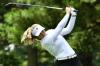 KAZUHIRO NOGI - AFP via GETTY IMAGES
Canada's Brooke Henderson watches her drive from the ninth tee in Round 1 of the womens’s golf individual stroke play during the Tokyo Olympics on Wednesday.