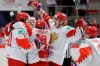 Russia's Dmitri Voronkov, left, celebrates with teammates after scoring his sides first goal during the U20 Ice Hockey Worlds quarterfinal match between Switzerland and Russia in Trinec, Czech Republic, Thursday, Jan. 2, 2020. (AP Photo/Petr David Josek)