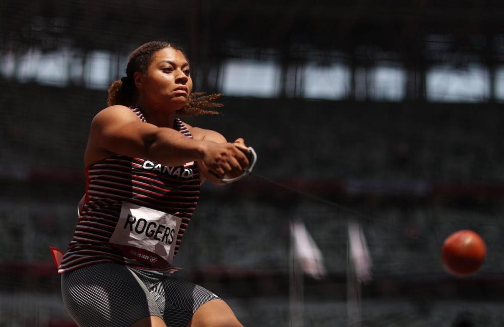 Cameron Spencer - GETTY IMAGES
Canadian hammer thrower Camryn Rogers was encouraged to take up track and field by her mother’s clients at a Richmond, B.C., beauty salon.