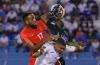 Delmer Martinez - The Associated Press
Canada's Cyle Larin fights for the ball against Honduras' Kervin Arriaga, bottom, and goalkeeper Luis Lopez during a World Cup qualifying match Thursday in San Pedro Sula, Honduras.
