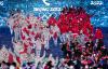 Bernat Armangue - The Associated Press
The Canadian and Japanese contingents enter the Bird’s Nest for Sunday’s parade of nations during the Bejing Olympics closing ceremony.
