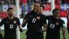 Steve Russell - Toronto Star
Cyle Larin was in the middle of the celebration after opening the scoring in Sunday’s World Cup soccer qualifying win over the Americans in Hamilton.
