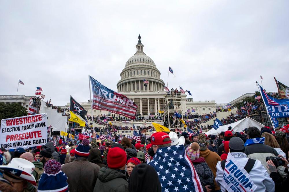 Jose Luis Magana - AP
Rioters loyal to Donald Trump rally at the U.S. Capitol in Washington on Jan. 6, 2021.