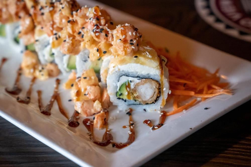 - Suresh Doss
The banana roll from Woodbridge’s Sinaloa Factory features a blend of Japanese and Mexican flavours with ingredients like breaded shrimp, cream cheese and avocado topped with thin slices of banana, siracha spicy mayo and chipolte sauce. The restaurant showcases Sinaloa-style sushi, which stems from the Mexican state of Sinaloa.