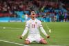 Friedemann Vogel - Pool - GETTY IMAGES
Denmark’s Yussuf Poulsen celebrates scoring his team’s second goal against Russia. The Danes broke out with four goals and took second place in Group B.