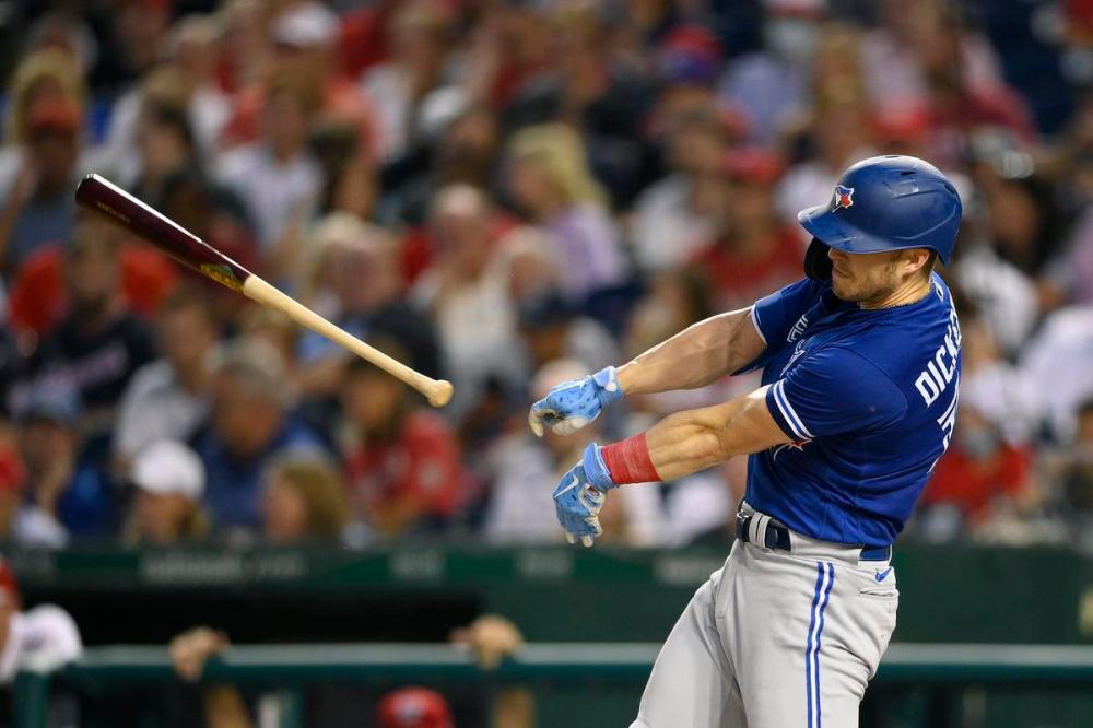 Nick Wass - The Associated Press File Photo
Jays outfielder Corey Dickerson has moved to the top of the order in New York with George Springer resting his injured knee.