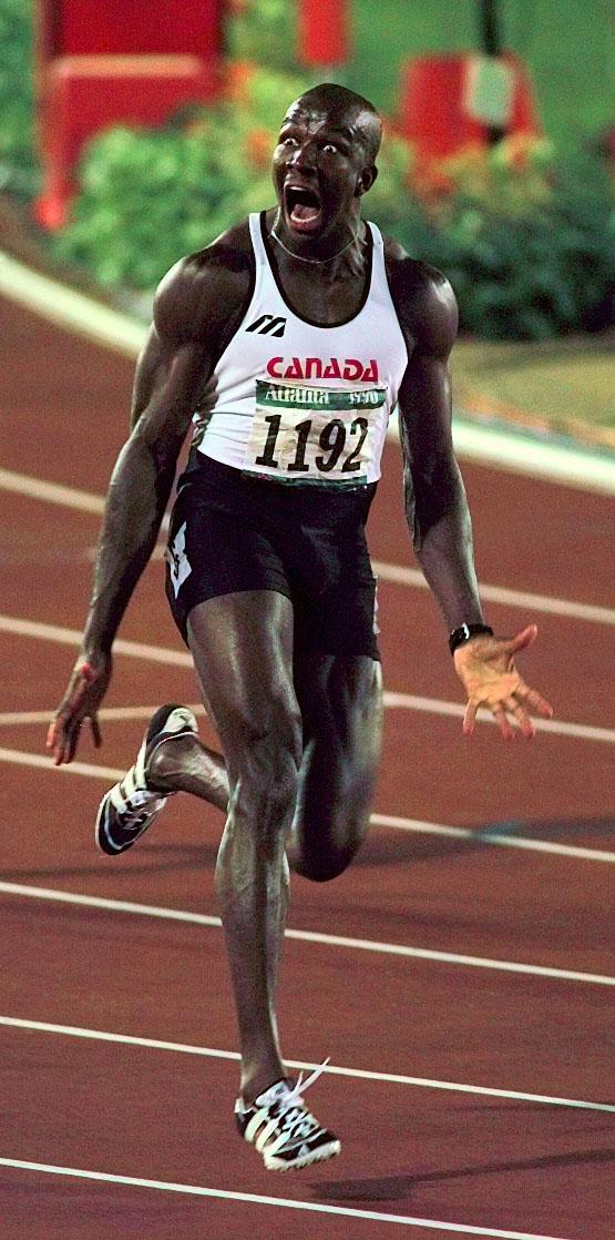 Bernard Weil - Toronto Star file photo
Donovan Bailey's 100-metre world record run at the 1996 Summer Olympics in Atlanta