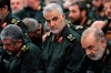 FILE - In this Sept. 18, 2016, file photo provided by an official website of the office of the Iranian supreme leader, Revolutionary Guard Gen. Qassem Soleimani, center, attends a meeting in Tehran, Iran. (Office of the Iranian Supreme Leader via AP, File)