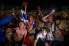 Antonio Masiello - GETTY IMAGES
English fans celebrate Saturday’s quarterfinal victory over Ukraine at Euro 2020. The semis and final will be played at London’s Wembley Stadium.