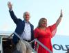 Ryan Remiorz - THE CANADIAN PRESS
Conservative Leader Erin O'Toole and his wife Rebecca board their campaign plane in Ottawa on Aug. 25, 2021.