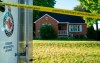A Durham Police forensics truck sits in front of a home on Parklane Avenue in Oshawa, Ont. on Friday, September 4, 2020. Durham Regional Police say five people were found dead and another with serious injuries in the home east of Toronto after an early morning shooting. THE CANADIAN PRESS/Frank Gunn