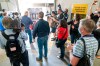 Ontario Premier Doug Ford loads a truck in the middle of a media scrum at the opening of a new Daily Bread Food Bank in Toronto on Monday, May 25, 2020. THE CANADIAN PRESS/Frank Gunn