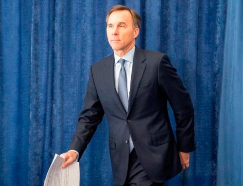 Federal Finance Minister Bill Morneau arrives for a news conference in Toronto on Wednesday April 1, 2020. THE CANADIAN PRESS/Frank Gunn