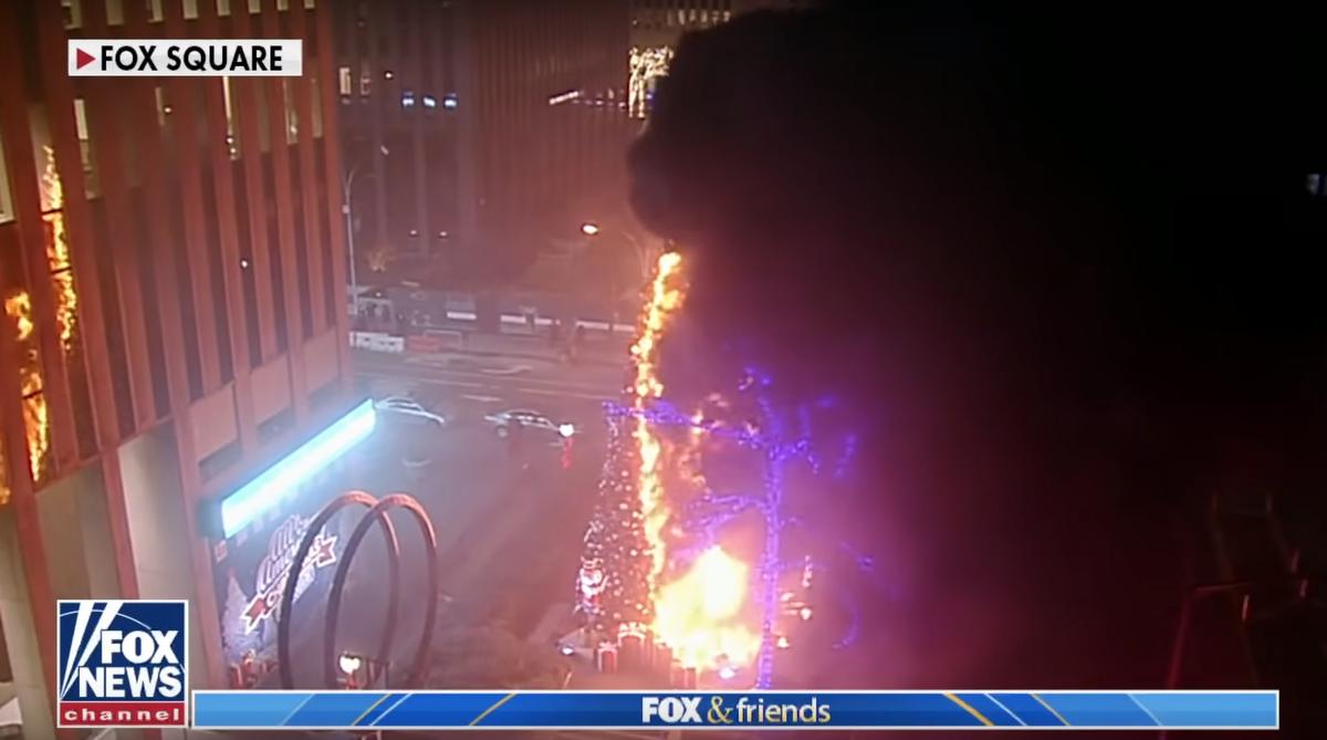 After calling the burning of their Christmas tree a ‘hate crime,’ Fox
