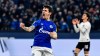 Schalke's Benito Raman celebrates his opening goal during the German Bundesliga soccer match between FC Schalke 04 and Eintracht Frankfurt in Gelsenkirchen, Germany, Sunday, Dec. 15, 2019. Schalke defeated Eintracht with 1-0. (AP Photo/Martin Meissner)