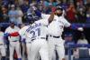 Richard Lautens - Toronto Star
Vladimir Guerrero Jr., Teoscar Hernandez and the Blue Jays took a sold-out crowd for a thrill ride on the way to victory over the Texas Rangers on Friday night.