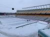 - Adam Jenkins/OneSoccer
Snow blankets Commonwealth Stadium, newly dubbed the 