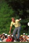 Phil Sandlin - AP file photo
In this April 13, 1986, file photo, Jack Nicklaus watches his putt drop for a birdie on the 17th hole during the Masters golf tournament at Augusta National in Augusta, Ga. Nicklaus remains the oldes to win the Masters at 46 years old.