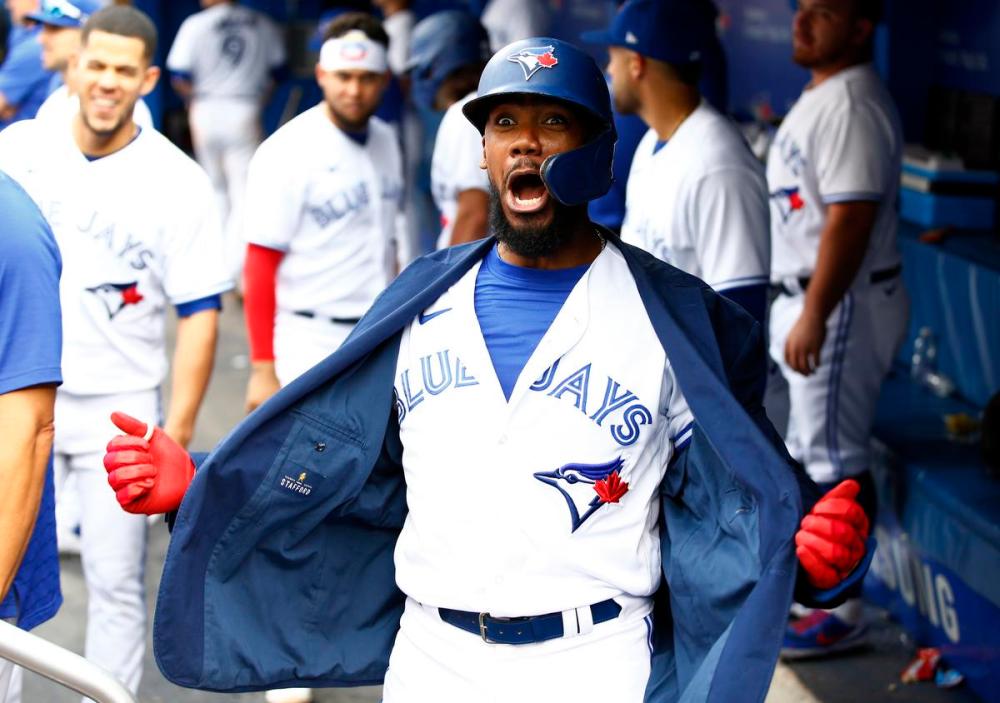 Vaughn Ridley - GETTY IMAGES
Teoscar Hernandez is one of the regulars in the Blue Jays’ blue jacket, with 14 homers since it was introduced. But with only one jacket, the outfielder has to share.