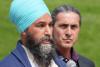 Paul Chiasson - THE CANADIAN PRESS
NDP Leader Jagmeet Singh encountered racist remarks during the 2019 election campaign and faced them again in recent days, and said Wednesday that the “climate of hate” in Canada makes people feel like they don’t belong.