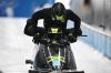 DANIEL MIHAILESCU - AFP via GETTY IMAGES
Jamaica's Shanwayne Stephens and his team take part in the 4-man bobsleigh training at the Yanqing National Sliding Centre during the Beijing 2022 Winter Olympic Games on Tuesday.
