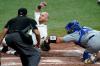 Chris O'Meara - AP
Toronto Blue Jays catcher Alejandro Kirk tags out Tampa Bay Rays' Mike Brosseau trying to score on an eighth inning fielder's choice by Manuel Margot on Saurday in St. Petersburg, Fla.