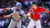 Charles Krupa - AP
Blue Jays catcher Reese McGuire tags out Boston Red Sox pinch-hitter Jarren Duran on a strikeout in Wednesday’s doubleheader at Fenway Park.