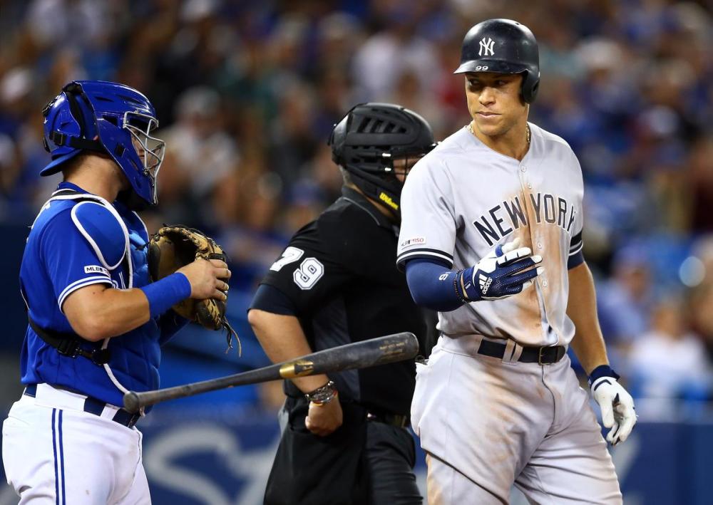 Vaughn Ridley - Getty Images file photo
Aaron Judge and the New York Yankees swagger into the Rogers Centre for a three-game series against the Blue Jays starting Tueday night.