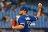 Jon Blacker - THE CANADIAN PRESS
José Berríos limited Tampa Bay to four hits over seven innings, but couldn’t start the eighth because of tightness in his left side.