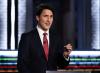 JUSTIN TANG - POOL/AFP via GETTY IMAGES
Liberal Leader Justin Trudeau speaks during the English-language leaders’ debate in Gatineau, Quebec on Sept. 9, 2021.