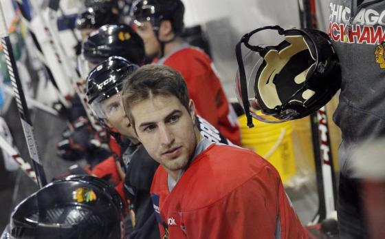 Brian Cassella - TNS file photoChicago Blackhawks forward Kyle Beach in 2013 (Brian Cassella / TNS files)