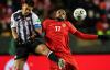 JASON FRANSON - THE CANADIAN PRESS
Canada's Cyle Larin and Costa Rica's Oscar Esau Durante Gaitan vie for the ball Friday in Edmonton.