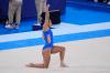 Gregory Bull - AP
Luciana Alvarado, of Costa Rica, performs her floor exercise routine during the women's artistic gymnastic qualifications at the 2020 Summer Olympics, Sunday, July 25, 2021, in Tokyo.