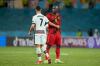 THANASSIS STAVRAKIS - POOL/AFP via GETTY IMAGES
Romelu Lukaku’s exchange with Cristiano Ronaldo after Belgium beat Portugal in the round of 16 seemed like a passing of the torch.
