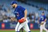 Joshua Bessex - Getty Images
Blue Jays starter Alek Manoah celebrates one of the seven strikeouts that helped him through seven shutout innings against the Red Sox on Thursday.