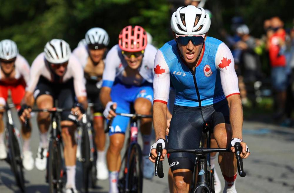 Tim de Waele - AP
Michael Woods, of Canada, came agonzingly close to a medal in the men's cycling road race at the 2020 Summer Olympics.