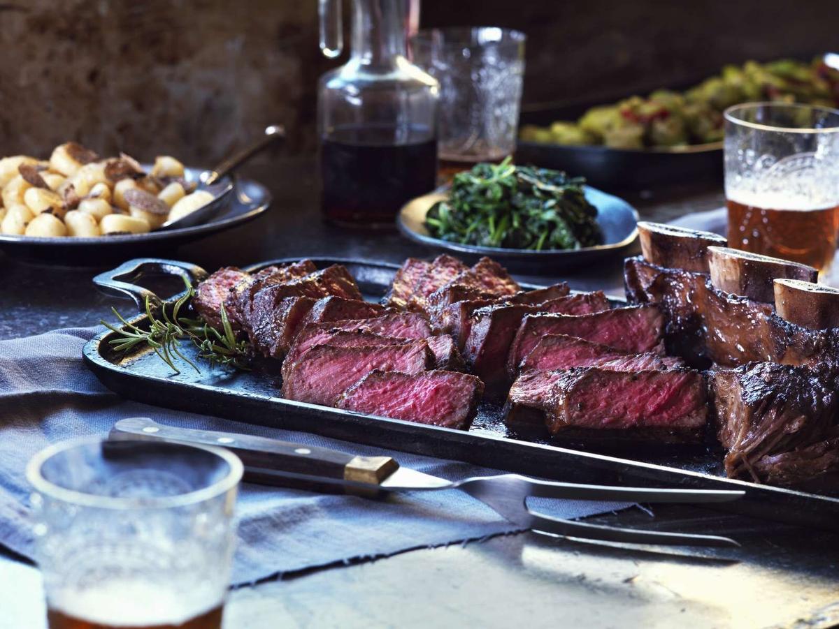Steak, short ribs and mashed potatoes? This elevated comfort food