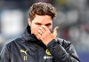 Dortmund's head coach Edin Terzic reacts before the Champions League quarterfinal second leg soccer match between Borussia Dortmund and Manchester City at the Signal Iduna Park stadium in Dortmund, Germany, Wednesday, April 14, 2021. (AP Photo/Martin Meissner, Pool)