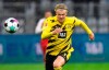 Dortmund's scorer Erling Haaland runs for the ball during the German Bundesliga soccer match between Borussia Dortmund and SC Freiburg in Dortmund, Germany, Saturday, Oct. 3, 2020. (AP Photo/Martin Meissner)