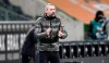 Moenchengladbach's head coach Marco Rose reacts during the German Bundesliga soccer match between Borussia Moenchengladbach and Borussia Dortmund in Moenchengladbach, Germany, Friday, Jan. 22, 2021. (AP Photo/Martin Meissner, Pool)