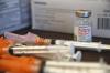 Paul W. Gillespie/Capital Gazett - TNS
A vial of the Moderna COVID-19 vaccine.