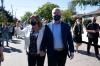 Adrian Wyld - THE CANADIAN PRESS
Conservative Leader Erin O'Toole and his wife, Rebecca, spent the day before the election campaigning in four Liberal-held ridings in Ontario — Oakville, Markham Thornhill, York Centre, and Don Valley West.