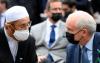 Nathan Denette - THE CANADIAN PRESS FILE PHOTO
Conservative Leader Erin O'Toole, right, speaks with London Muslim Mosque imam Abd Alfatah Twakkal at a vigil for the victims of the deadly vehicle attack on five members of the Canadian Muslim community in London, Ont., on June 8, 2021.