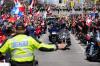 Sean Kilpatrick - THE CANADIAN PRESS
Protesters cheer as motorcyclists pass by during a demonstration, part of a convoy-style protest participants are calling 