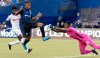 CD Olimpia goalkeeper Alex Barrios blocks a kick from Montreal Impact striker Anthony Jackson-Hamel during second half of the first leg of the 2020 CONCACAF Champions League quarterfinals in Montreal on Tuesday, March 10, 2020. THE CANADIAN PRESS/Paul Chiasson