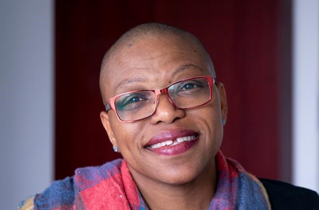 Sharon Nelson, of the Jamaica Association of Montreal, is seen in her office in Montreal on Thursday, June 4, 2020. Nelson believes firmly that what happened to George Floyd could have happened anywhere, including Canada. THE CANADIAN PRESS/Paul Chiasson