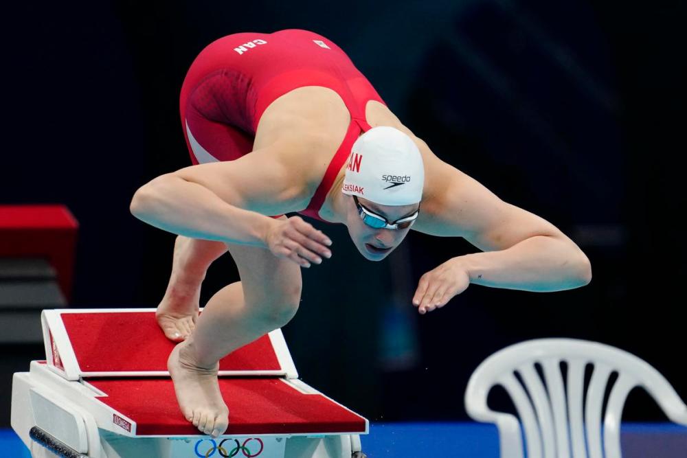 Frank Gunn - THE CANADIAN PRESS
Penny Oleksiak was seventh at the turn, like she was in the 100 freestyle final five years ago, but fell just short of the podium.