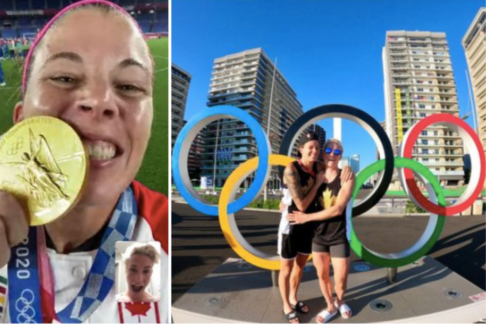 Braydon Holmyard
After the gold medal win, Canadian track cyclist Georgia Simmerling’s phone rang. It was a FaceTime call from Team Canada goalkeeper, and her partner, Stephanie Labbé.